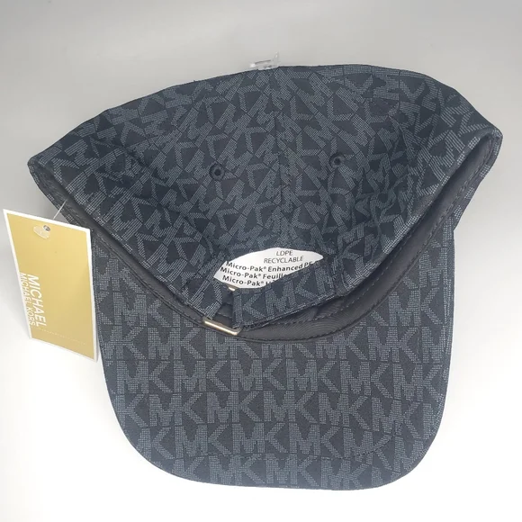 adjustable cap with magic closure.  one size, black. - Picture 4 of 10